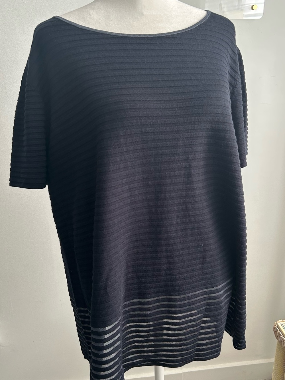 Lafayette 148 Navy Top